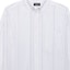 Cheap Camisa Balenciaga Blanca de Rayas Manga Larga Ajuste Holgado 662983TKM419040