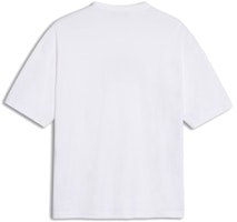 발렌시아가 남성용 BB 로고 화이트 티셔츠 클래식 프린트 570803TEV489044 Lookbook 발렌시아가 남성용 BB 로고 화이트 티셔츠 클래식 프린트 570803TEV489044