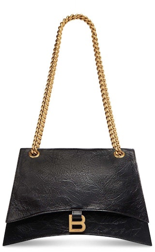 balenciaga-women-s-crush-medium-chain-bag-black
