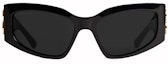 Buy Balenciaga Womens Bossy Cat Sunglasses Black (773492T00391000)