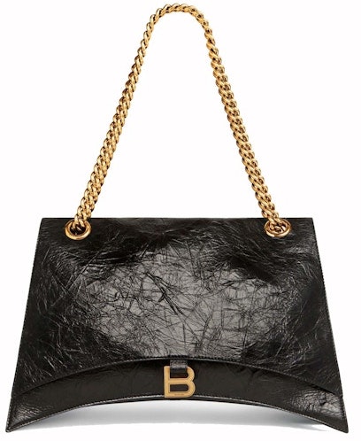 balenciaga-womens-crush-large-chain-bag-black