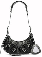 Balenciaga Womens Le Cagole XS Shoulder Bag Black Balenciaga Womens Le Cagole XS Shoulder Bag Black