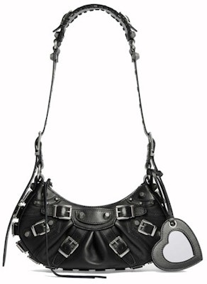 Balenciaga Womens Le Cagole XS Shoulder Bag Black Buy Balenciaga Womens Le Cagole XS Shoulder Bag Black