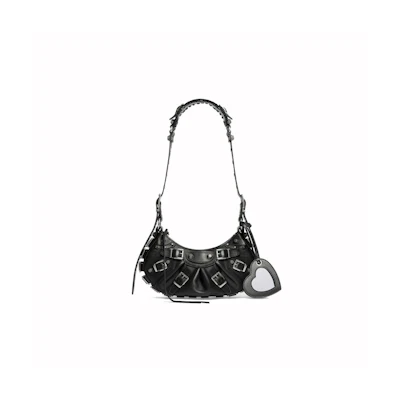 Balenciaga Womens Le Cagole XS Shoulder Bag Black
