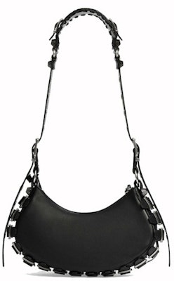 Balenciaga Womens Le Cagole XS Shoulder Bag Black Lookbook Balenciaga Womens Le Cagole XS Shoulder Bag Black