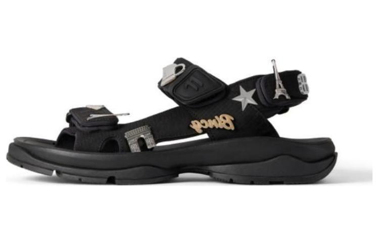 Buy Sandalia Tejida de Playa Balenciaga 'Negra' 706279W2CCP1000