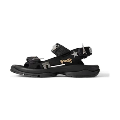 Balenciaga Woven Beach Sandal 'Black'