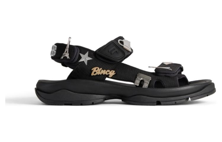 Order Sandalia Tejida de Playa Balenciaga 'Negra' 706279W2CCP1000