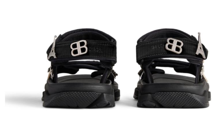 Purchase Sandalia Tejida de Playa Balenciaga 'Negra' 706279W2CCP1000