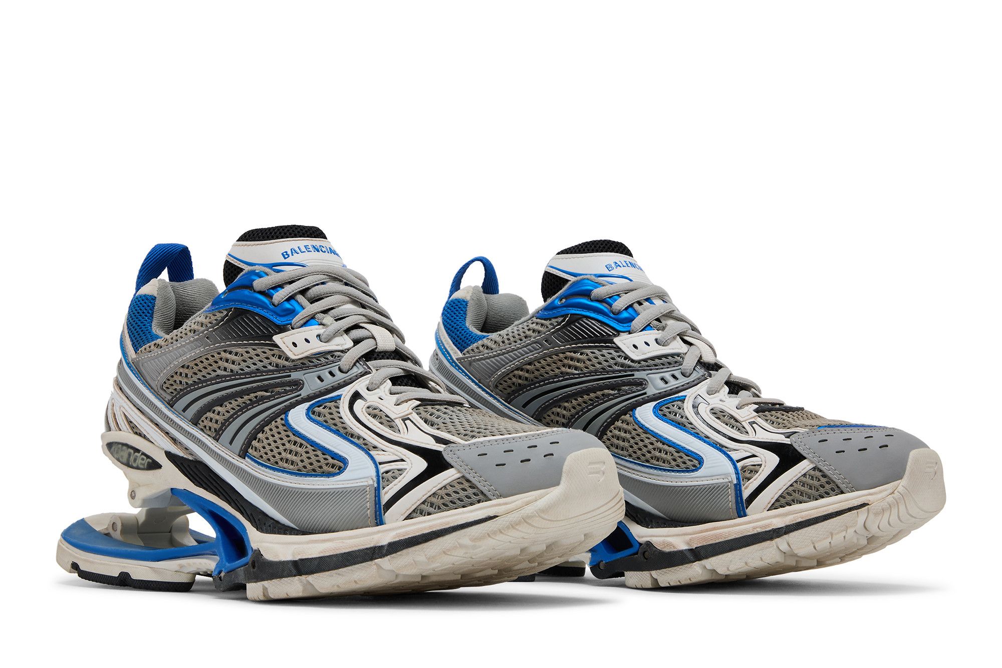 Cheap Balenciaga X-Pander ''Blauw Zilver'' 653871-W2RA4-4012