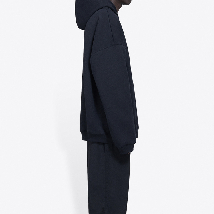 Balenciaga X-Rated Logo Hoodie Black for Men Regular Fit 620973TIVA81076 圖 6