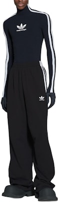 Balenciaga x Adidas 黑色條紋寬鬆直筒褲 小版型。 723824TNVN28482 Lookbook Balenciaga x Adidas 黑色條紋寬鬆直筒褲 小版型。 723824TNVN28482