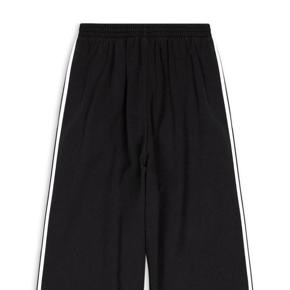 Details for Balenciaga x Adidas 黑色條紋寬鬆直筒褲 小版型。 723824TNVN28482