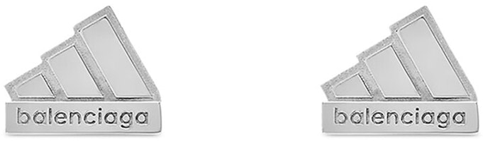 Balenciaga x adidas Earrings Silver Balenciaga x adidas Earrings Silver