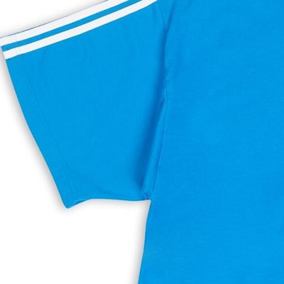 Camiseta Balenciaga x Adidas FW22 Azul Logo 3 Rayas Corte Holgado. 739101TNVA64026 Purchase Camiseta Balenciaga x Adidas FW22 Azul Logo 3 Rayas Corte Holgado. 739101TNVA64026