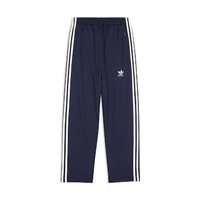 Balenciaga Adidas FW22 Navy Track Pants with Side Stripes - Relaxed Fit. 724115TMV158065