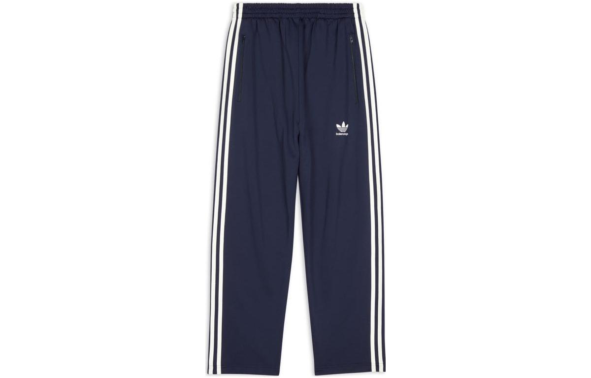 Order Balenciaga x Adidas FW22 海軍藍條紋運動褲 - 寬鬆版型運動長褲 724115TMV158065