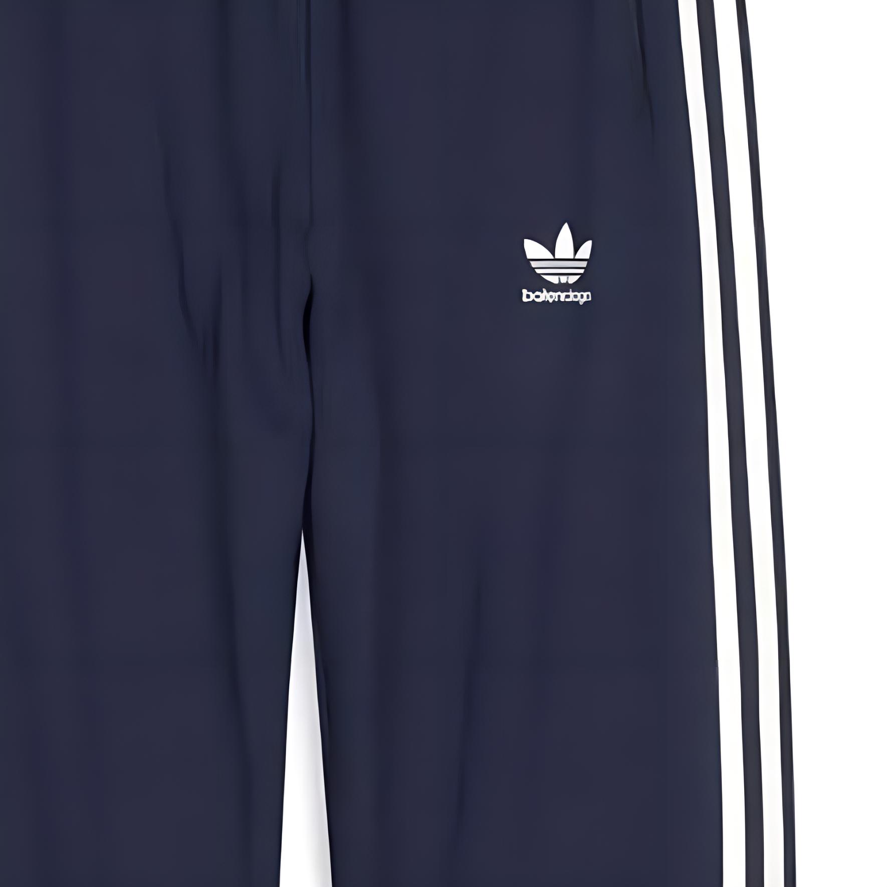 Details for Balenciaga x Adidas FW22 海軍藍條紋運動褲 - 寬鬆版型運動長褲 724115TMV158065