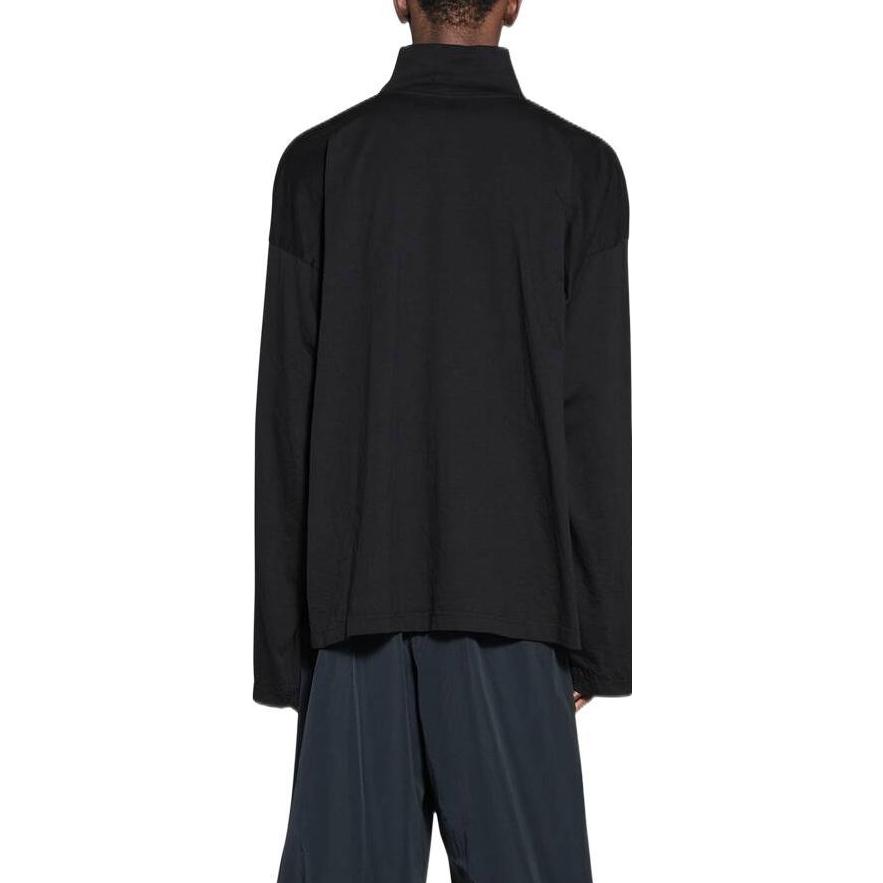 Purchase バレンシアガ x アディダス FW22 ブラック ロゴプリント タートルネック 長袖Tシャツ 724591TNVP81070