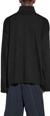バレンシアガ x アディダス FW22 ブラック ロゴプリント タートルネック 長袖Tシャツ 724591TNVP81070 Purchase バレンシアガ x アディダス FW22 ブラック ロゴプリント タートルネック 長袖Tシャツ 724591TNVP81070
