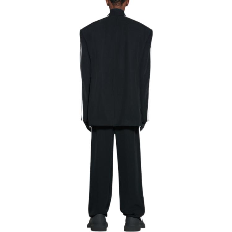 Purchase Balenciaga x Adidas FW22 Jaket Blazer Hitam Kolaborasi. 725143TIO481000