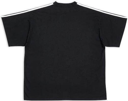 Balenciaga x adidas FW22 Logo Print Black Oversized T-Shirt. 739101TNVA68482 Lookbook Balenciaga x adidas FW22 Logo Print Black Oversized T-Shirt. 739101TNVA68482