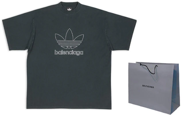 Camiseta Unisex Balenciaga x Adidas FW22 Logo Verde Oscuro Ajuste Suelto. 723976TNVN83775 Shop Camiseta Unisex Balenciaga x Adidas FW22 Logo Verde Oscuro Ajuste Suelto. 723976TNVN83775