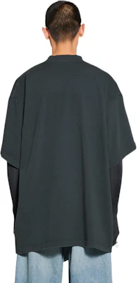 Camiseta Unisex Balenciaga x Adidas FW22 Logo Verde Oscuro Ajuste Suelto. 723976TNVN83775 Details for Camiseta Unisex Balenciaga x Adidas FW22 Logo Verde Oscuro Ajuste Suelto. 723976TNVN83775