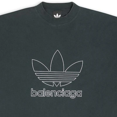 Camiseta Unisex Balenciaga x Adidas FW22 Logo Verde Oscuro Ajuste Suelto. 723976TNVN83775 Cheap Camiseta Unisex Balenciaga x Adidas FW22 Logo Verde Oscuro Ajuste Suelto. 723976TNVN83775