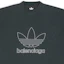 Cheap Camiseta Unisex Balenciaga x Adidas FW22 Logo Verde Oscuro Ajuste Suelto. 723976TNVN83775