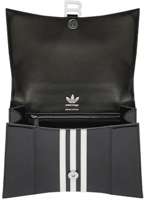 Balenciaga x adidas Hourglass Handbag Black Lookbook Balenciaga x adidas Hourglass Handbag Black