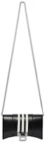 Lookbook Balenciaga x adidas Hourglass Wallet With Chain Black