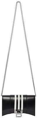 Balenciaga x adidas Hourglass Wallet With Chain Black Lookbook Balenciaga x adidas Hourglass Wallet With Chain Black