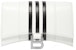 Balenciaga x adidas Hourglass Wallet With Chain White