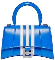 Balenciaga x adidas Hourglass XS Box Handbag Blue Balenciaga x adidas Hourglass XS Box Handbag Blue
