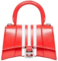Balenciaga x adidas Hourglass XS Box Handbag Red Balenciaga x adidas Hourglass XS Box Handbag Red
