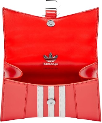 Balenciaga x adidas Hourglass XS Box Handbag Red Lookbook Balenciaga x adidas Hourglass XS Box Handbag Red
