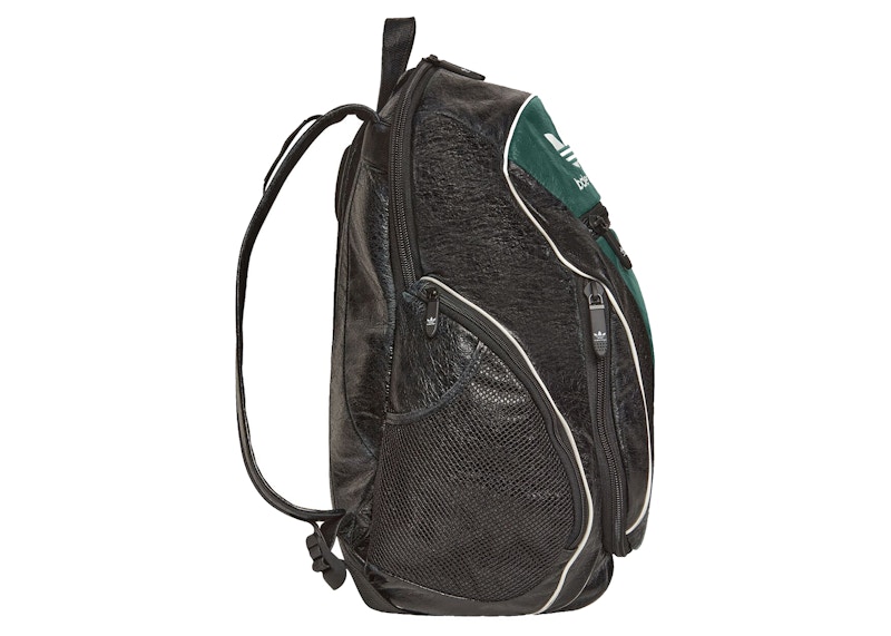 Order 발렌시아가 x 아디다스 라지 백팩 블랙/그린 
