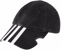 Balenciaga x adidas Logo Print Cotton Baseball Cap Unisex Black. 712160410B21077 Balenciaga x adidas Logo Print Cotton Baseball Cap Unisex Black. 712160410B21077