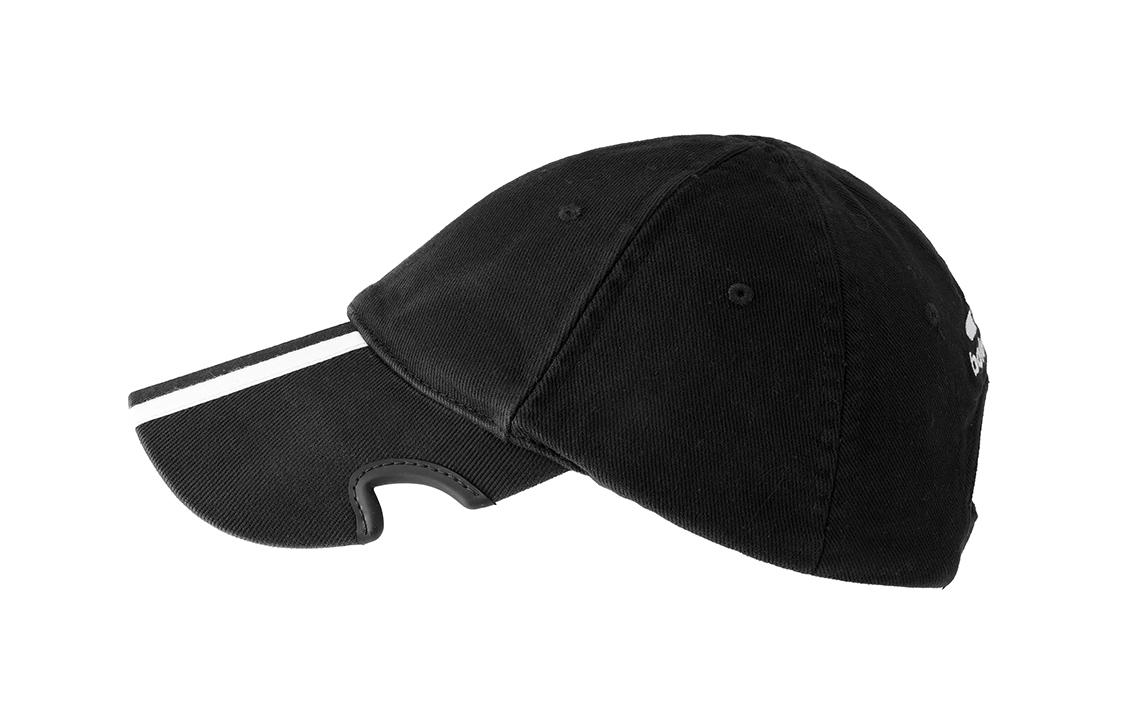 Shop Gorra de Béisbol Unisex Negra Balenciaga x adidas con Logo de Algodón. 712160410B21077