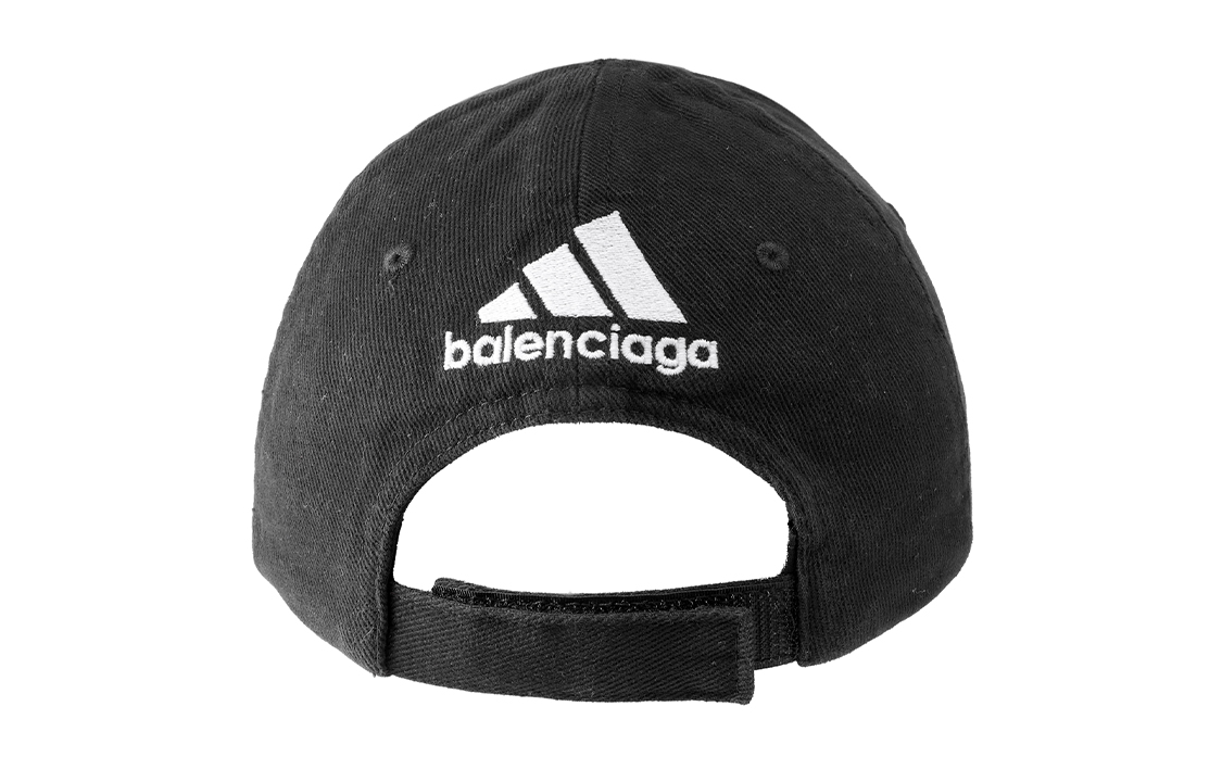 Details for Gorra de Béisbol Unisex Negra Balenciaga x adidas con Logo de Algodón. 712160410B21077