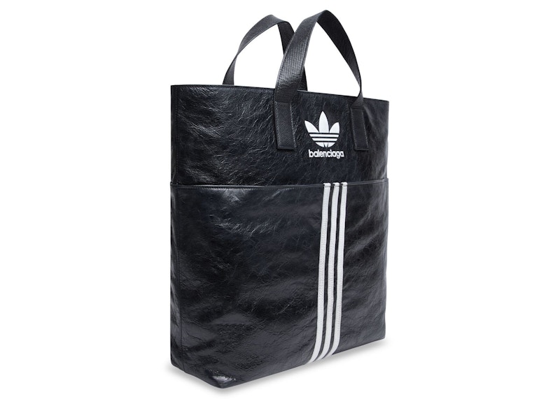 Order Tas Tote Balenciaga x adidas Utara-Selatan Hitam