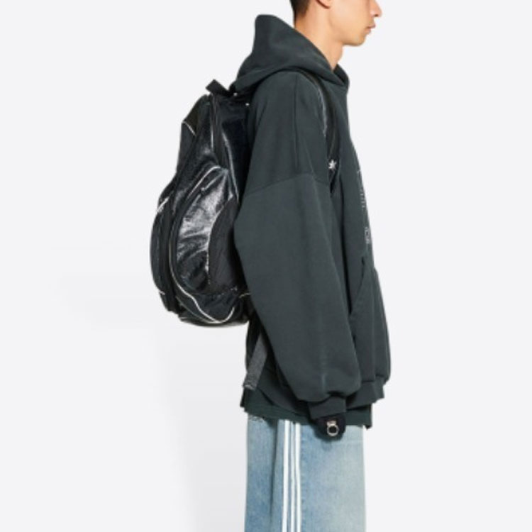 Balenciaga Adidas Originals Collab Unisex Logo Hoodie in Dark Green. 712396TNVA93775 圖 5