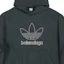 Sizing Balenciaga x Adidas Originals 聯名款深綠色男女Logo連帽衫 712396TNVA93775
