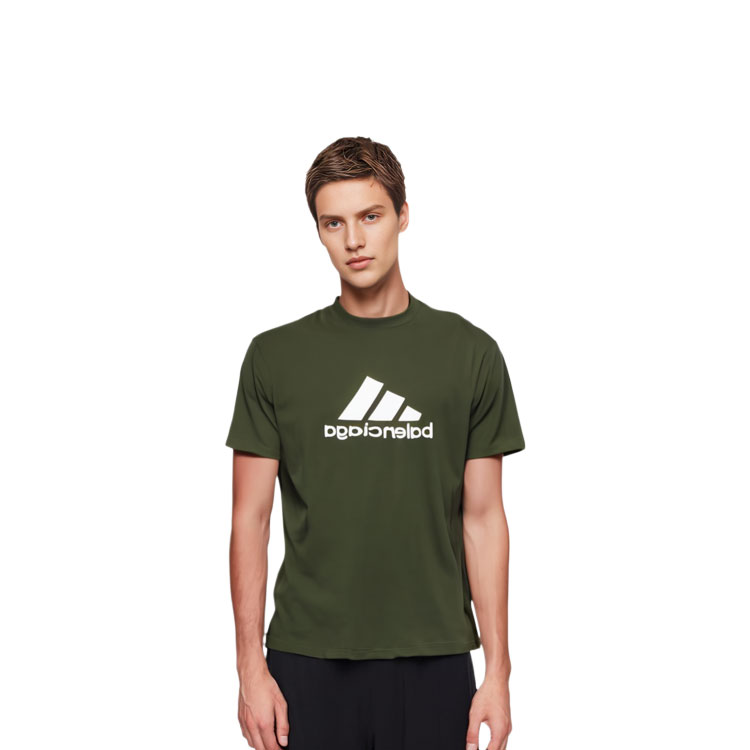Balenciaga Adidas Originals Embroidered Logo Oversized T-Shirt Unisex Dark Green. 731769TNVP33775 圖 3