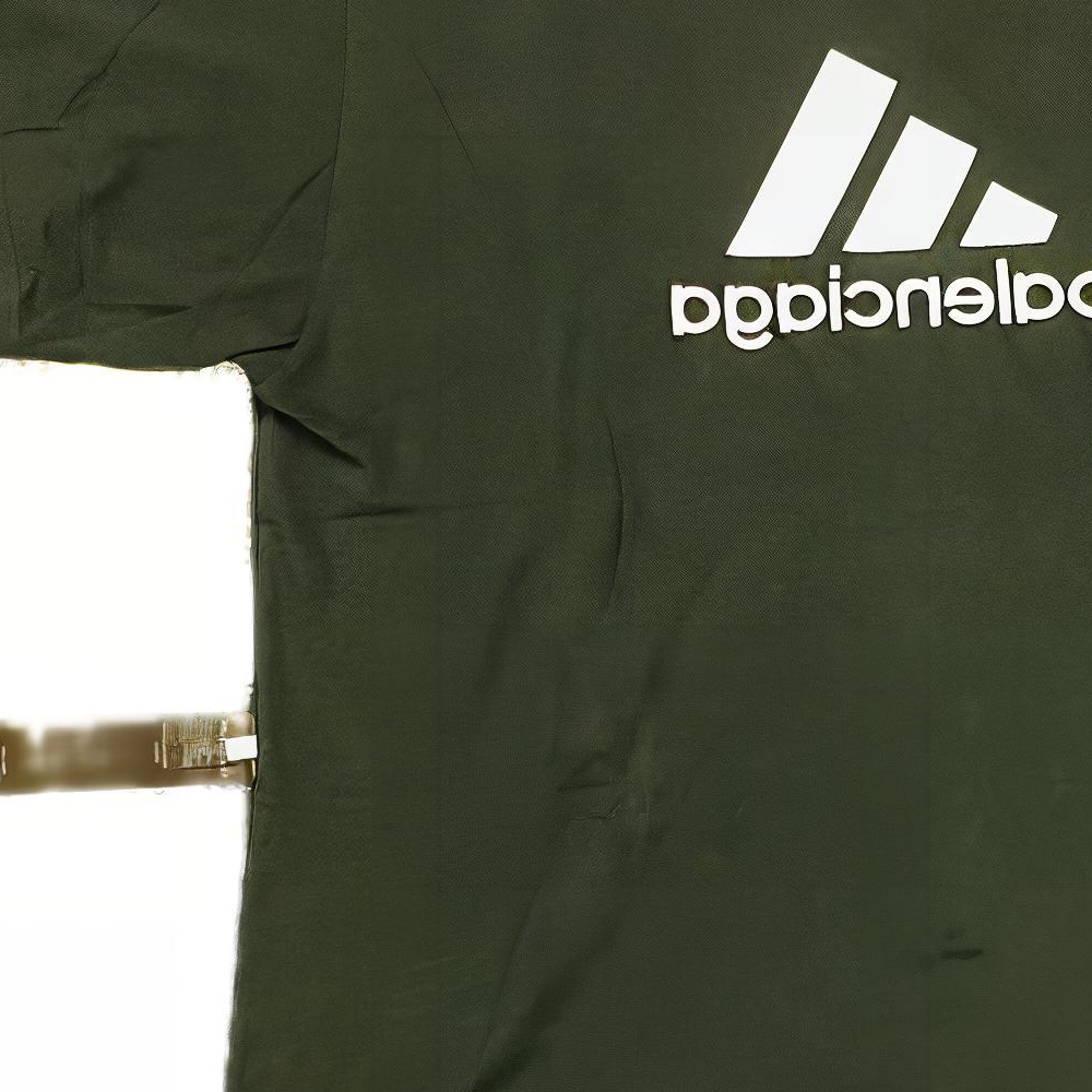 Balenciaga Adidas Originals Embroidered Logo Oversized T-Shirt Unisex Dark Green. 731769TNVP33775 圖 6