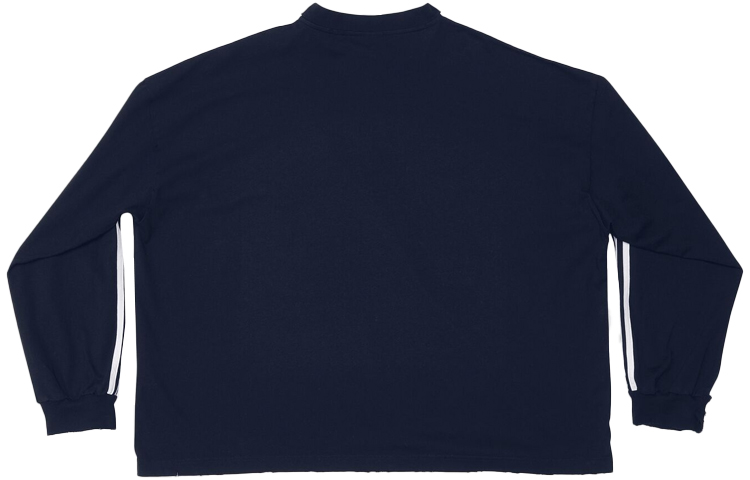 Balenciaga Adidas Originals Logo Print Crewneck Long Sleeve Tee Navy Unisex. 712397TNVA65004 圖 3
