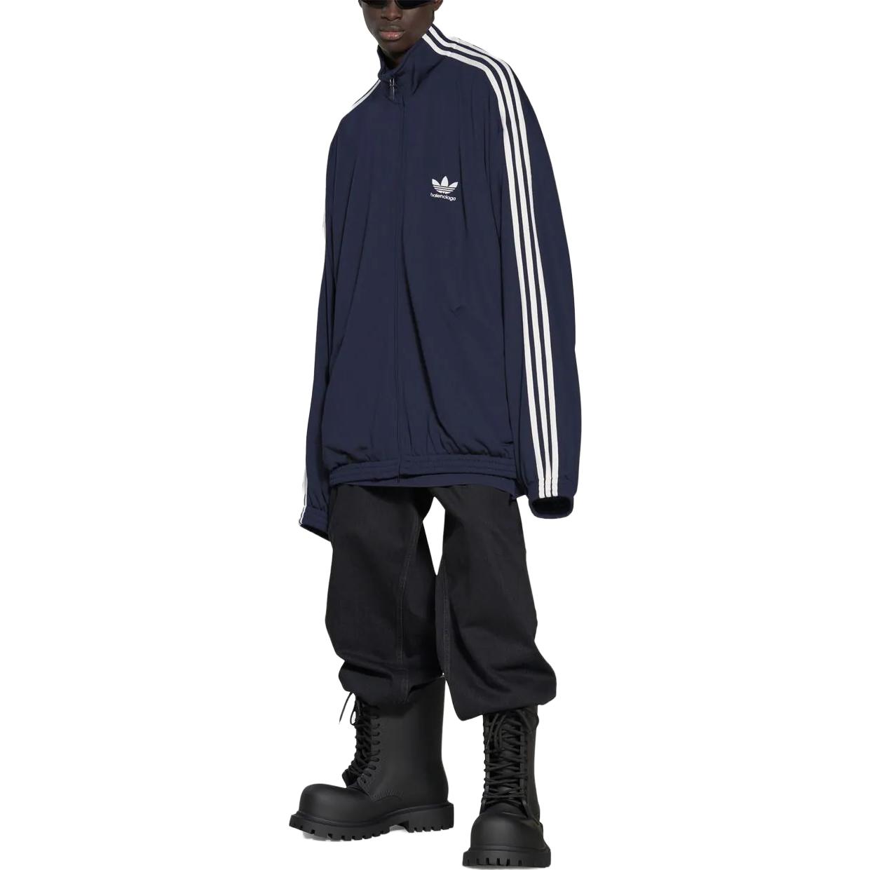 Balenciaga Adidas Originals Logo Print Stripe Track Jacket - Loose Fit 712280TMV158065 圖 4