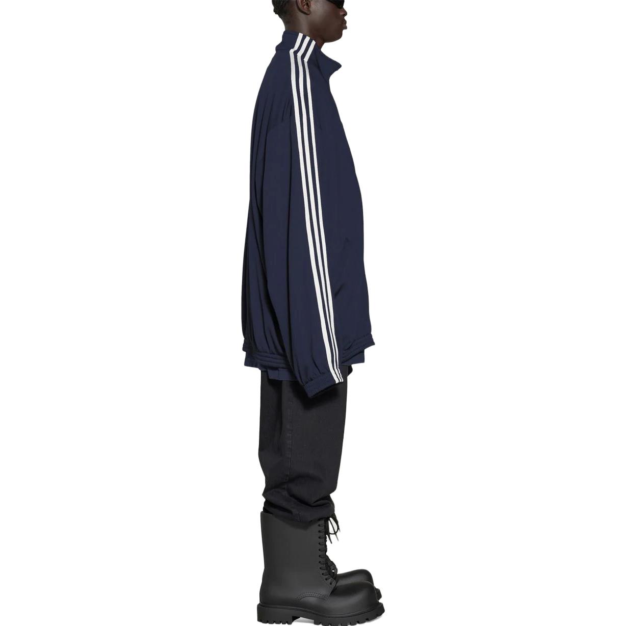 Balenciaga Adidas Originals Logo Print Stripe Track Jacket - Loose Fit 712280TMV158065 圖 6