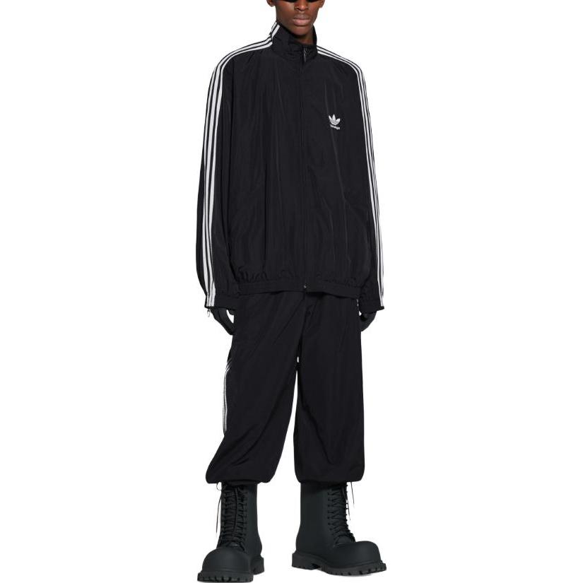 Balenciaga Adidas Originals Logo Print Stripe Track Jacket - Loose Fit 712280TMV158065 圖 9